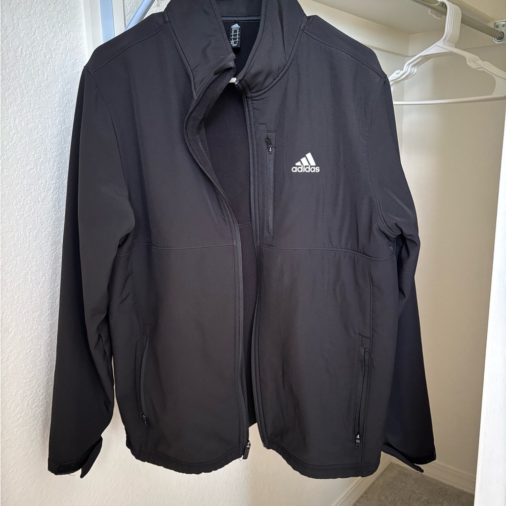 Adidas Men's Black Softshell Jacket
